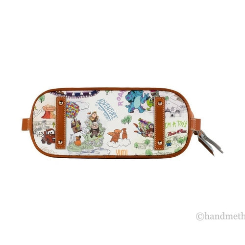Dooney & Bourke Disney Pixar Maps Satchel Crossbody Bag Purse