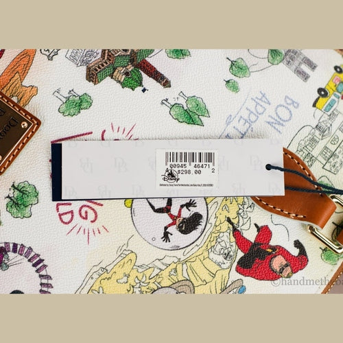 Dooney & Bourke Disney Pixar Maps Satchel Crossbody Bag Purse