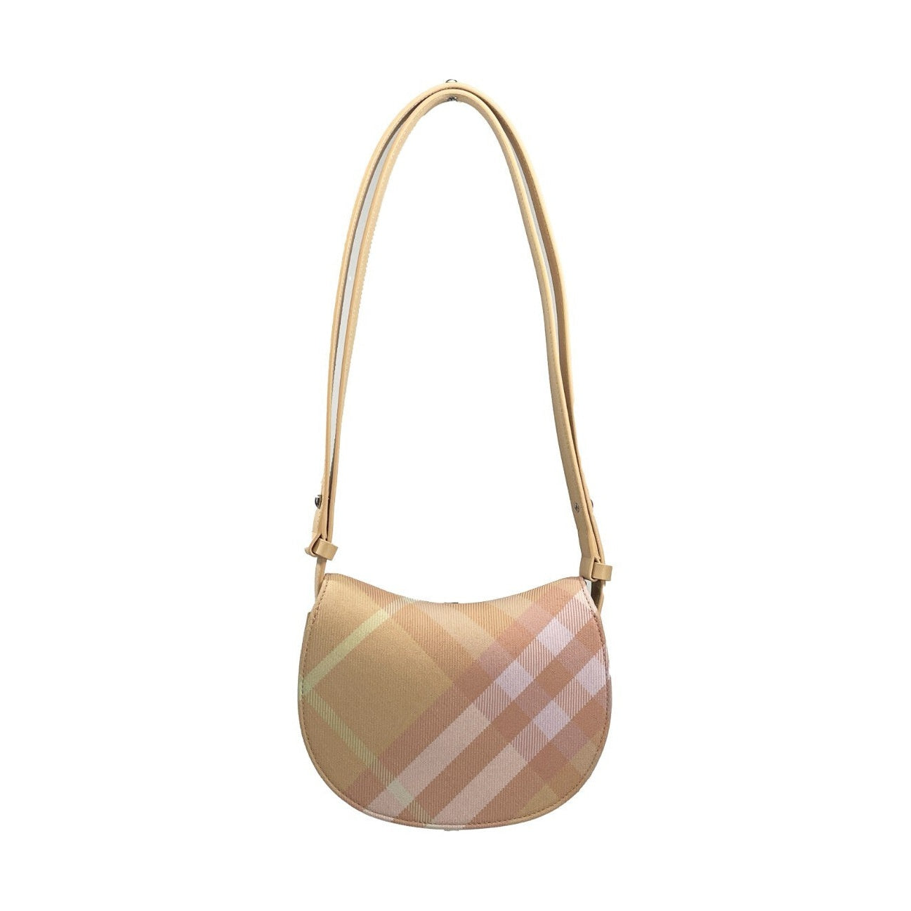 Burberry Mini Check Rocking Horse Crossbody Bag Purse