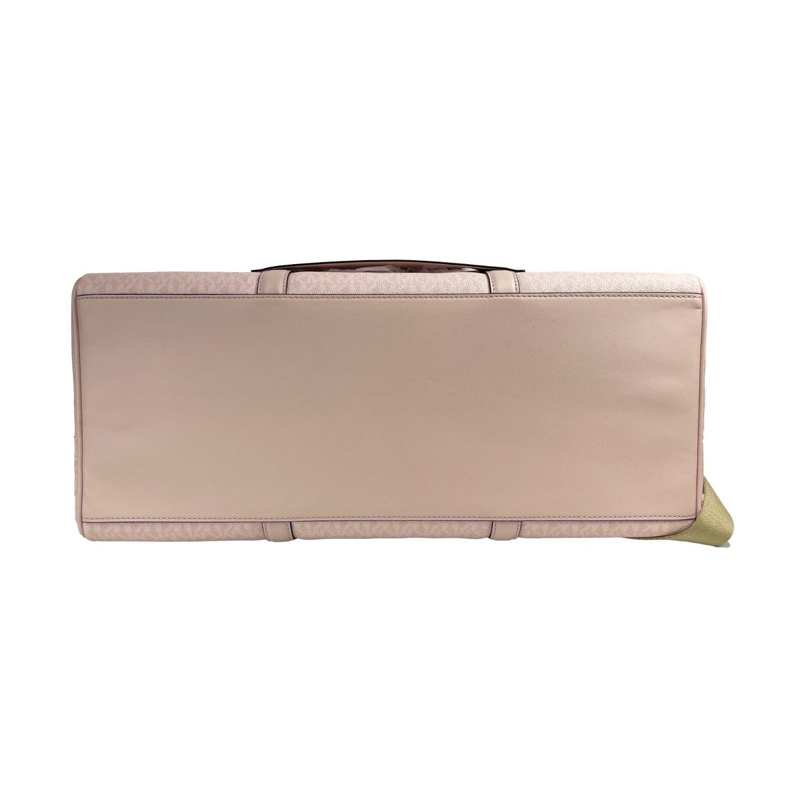 Michael Kors Travel Extra Large Powder Blush PVC Top Zip Weekender Luggage Bag
