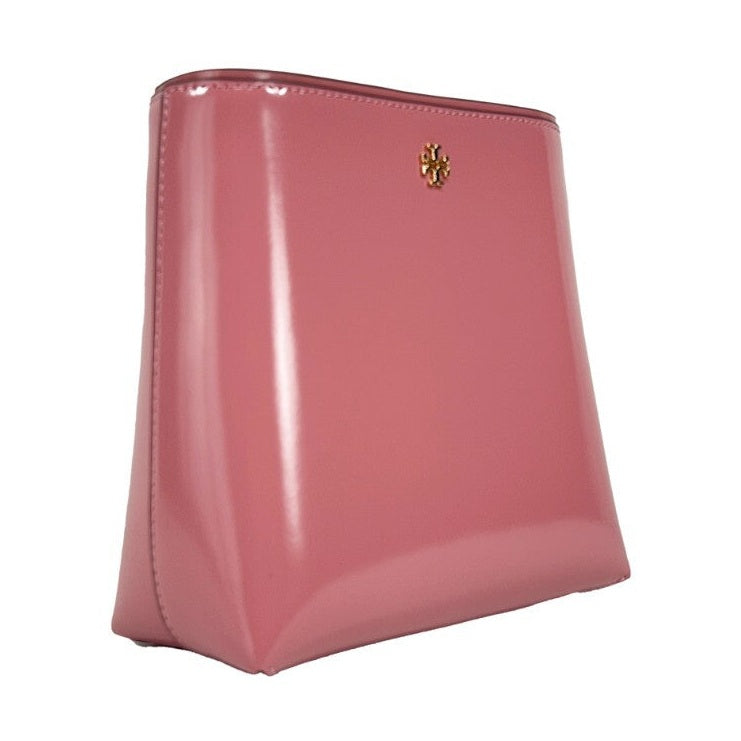 Tory Burch Patent Emerson Small Bucket Bag Purse