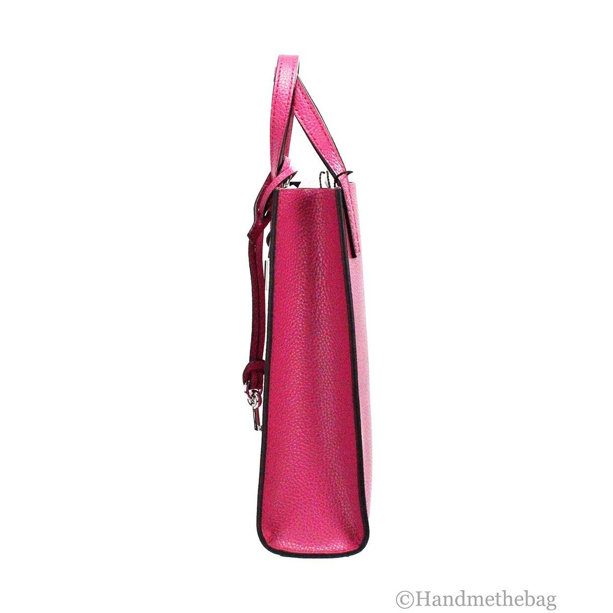 Marc Jacobs Mini Grind Cactus Flower Pebbled Leather Crossbody Tote Bag