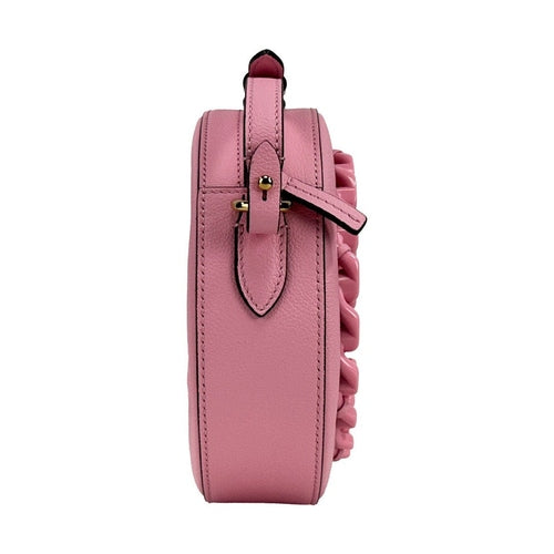 Versace Round Disco Leather Camera Case Crossbody Bag