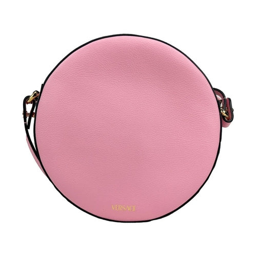 Versace Round Disco Leather Camera Case Crossbody Bag