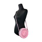 Versace Round Disco Leather Camera Case Crossbody Bag