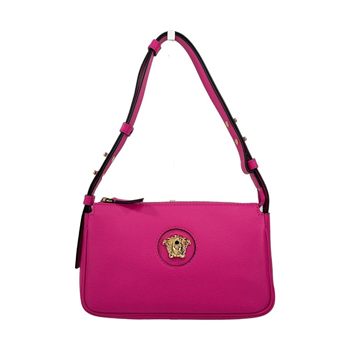Versace La Medusa Vitello Shoulder Bag Purse