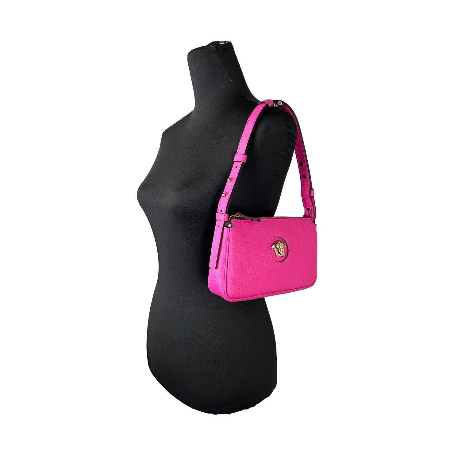 Versace La Medusa Vitello Shoulder Bag Purse