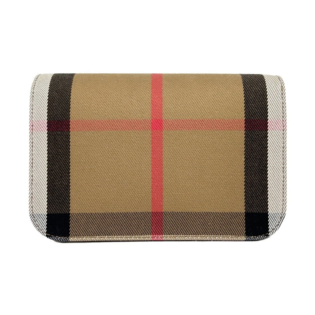 Burberry Small Leather Madison Crossbody Check Bag