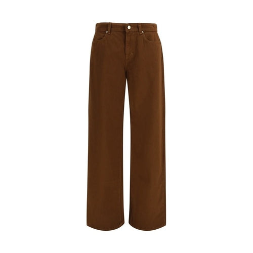 Max Mara Brown Cotton Pants