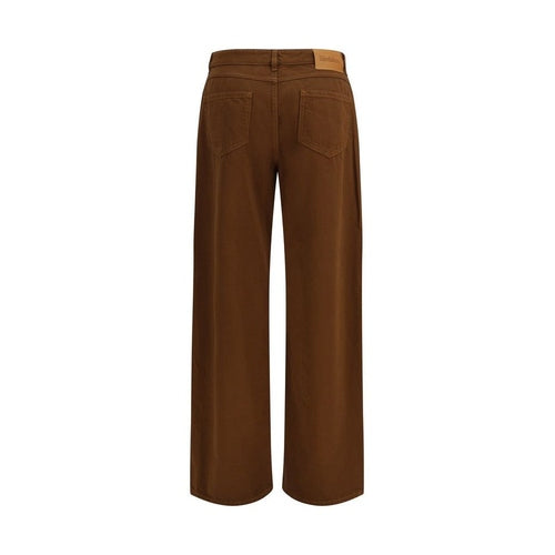 Max Mara Brown Cotton Pants
