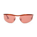 Bottega Veneta Orange Metal Sunglasses