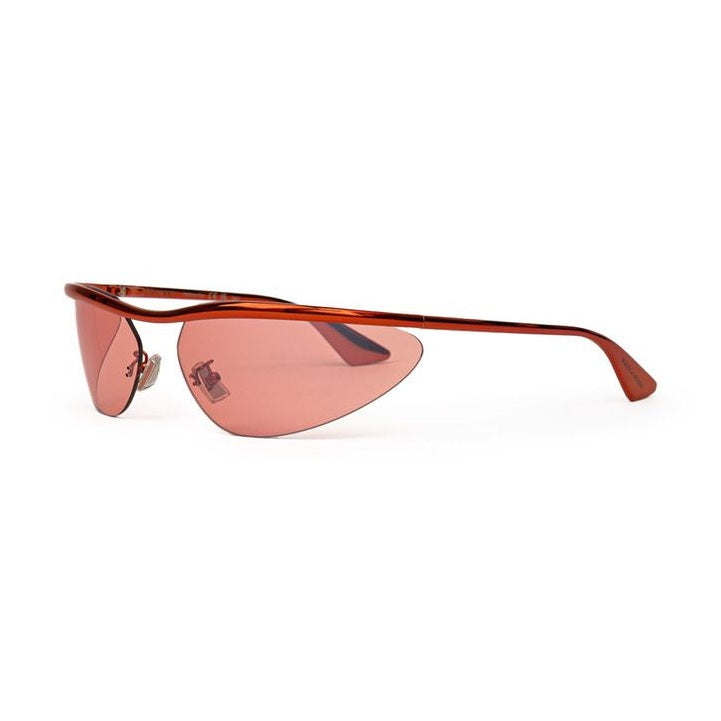 Bottega Veneta Orange Metal Sunglasses