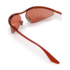 Bottega Veneta Orange Metal Sunglasses