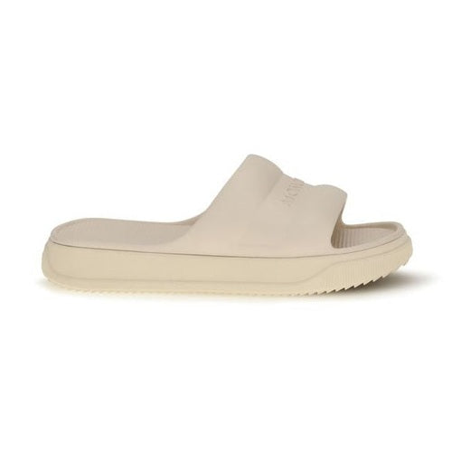 Moncler Beige Rubber Slippers