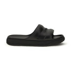 Moncler Black Rubber Flat Sandals