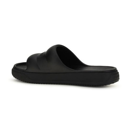 Moncler Black Rubber Flat Sandals