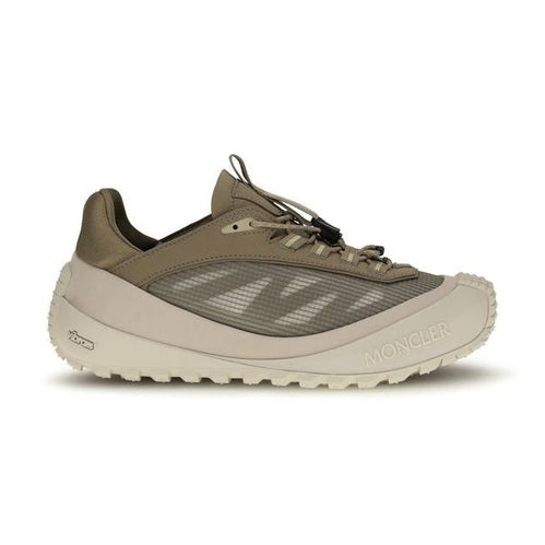 Moncler Gray Polyester Athletic Sneakers