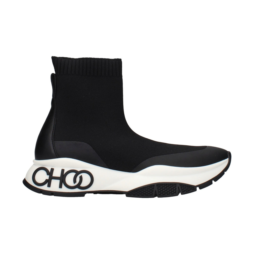 Jimmy Choo Black Fabric Ankle Boots