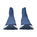 Jimmy Choo Blue Fabric Ankle Boots