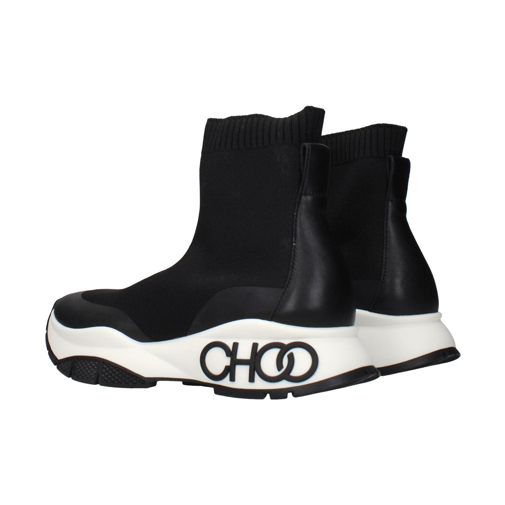 Jimmy Choo Black Fabric Ankle Boots
