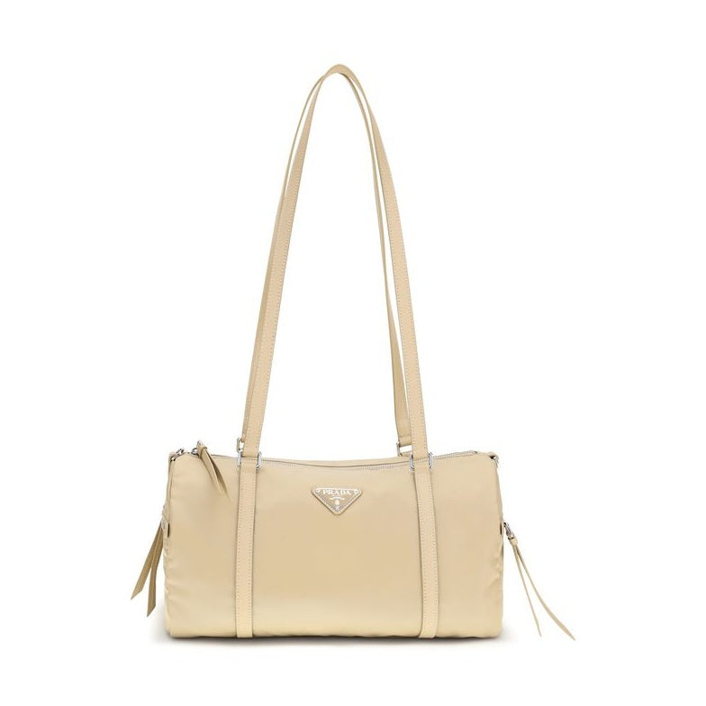 Prada Beige Polyamide Shoulder Bag