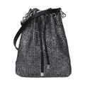 Jimmy Choo Black Satin Crossbody Bag