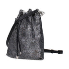 Jimmy Choo Black Satin Crossbody Bag