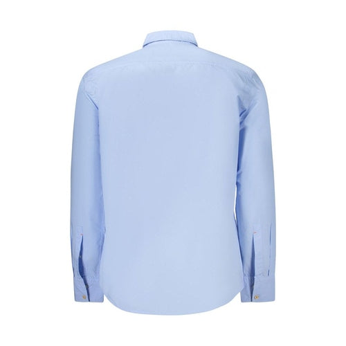 Hugo Boss Azzurro Cotton Men Shirt