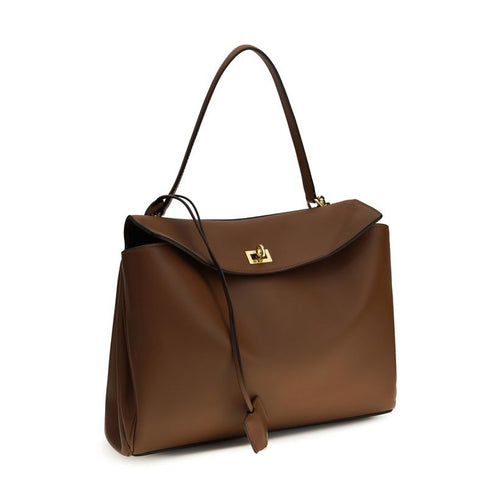 Balenciaga Brown Calf Leather Bos Taurus Shoulder Bag