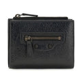 Balenciaga Black Lamb Ovis Aries Aries Wallet