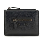 Balenciaga Black Lamb Ovis Aries Aries Wallet