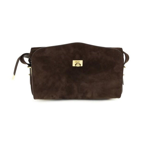 Balenciaga Brown Calf Leather Bos Taurus Shoulder Bag