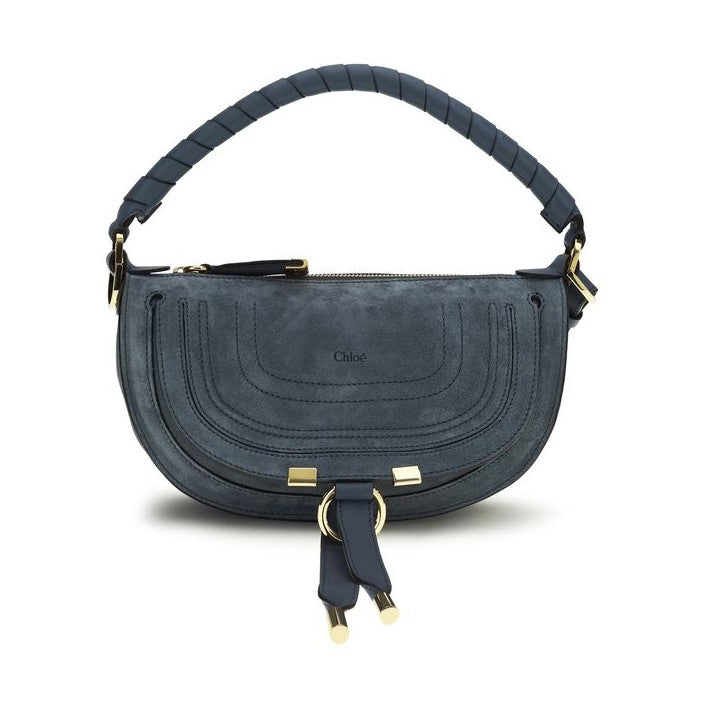 Chloé Blue Calf Leather Bos Taurus Shoulder Bag