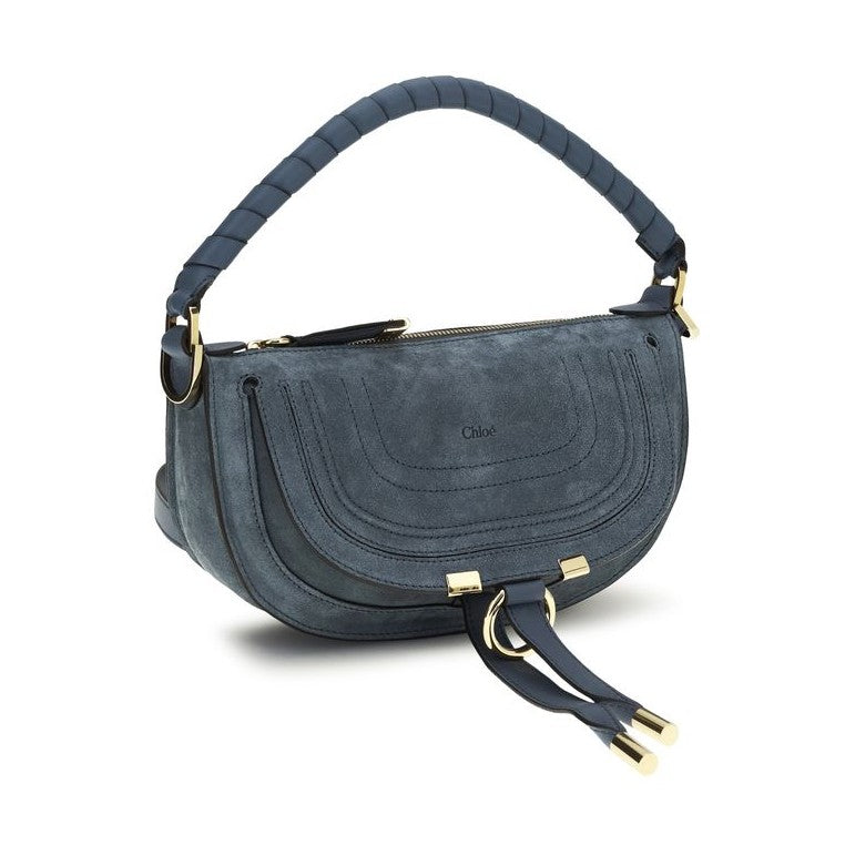 Chloé Blue Calf Leather Bos Taurus Shoulder Bag