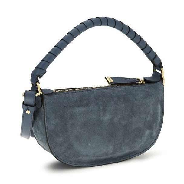 Chloé Blue Calf Leather Bos Taurus Shoulder Bag