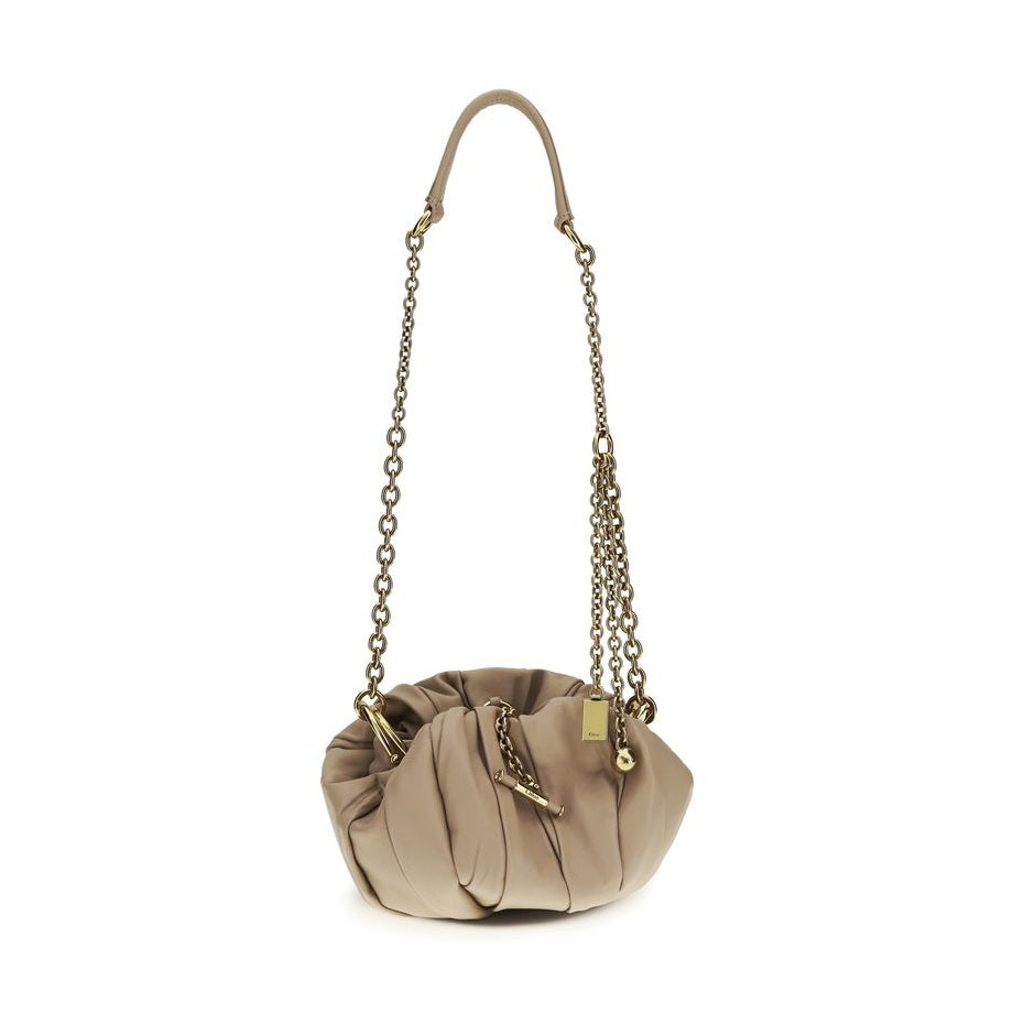 Chloé Beige Lamb Ovis Aries Aries Shoulder Bag
