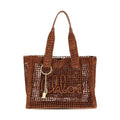 Chloé Brown Raffia Shoulder Bag
