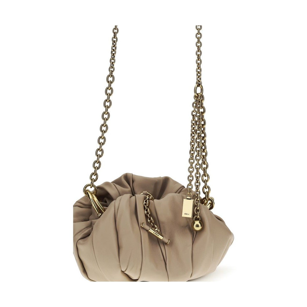 Chloé Beige Lamb Ovis Aries Aries Shoulder Bag