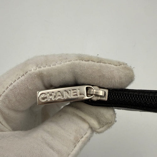 Chanel CHANEL Lamb Leather Coin Purse/Card Holder