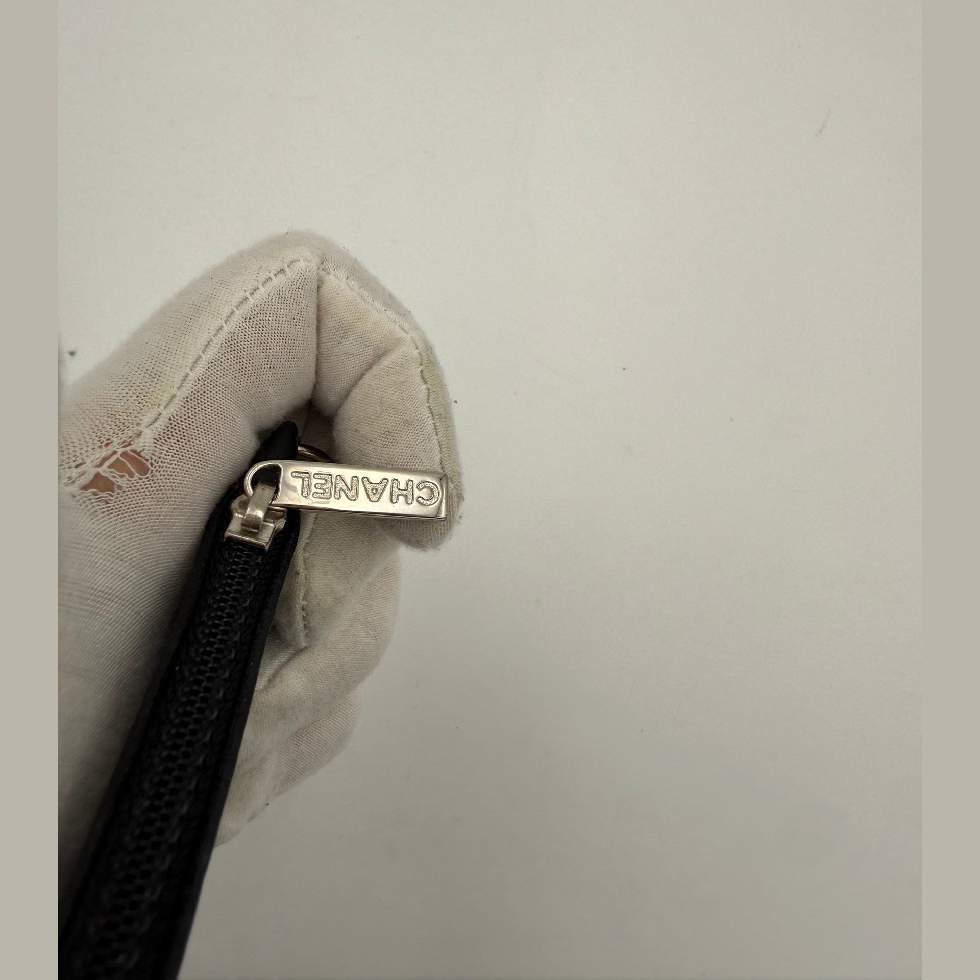 Chanel CHANEL Lamb Leather Coin Purse/Card Holder