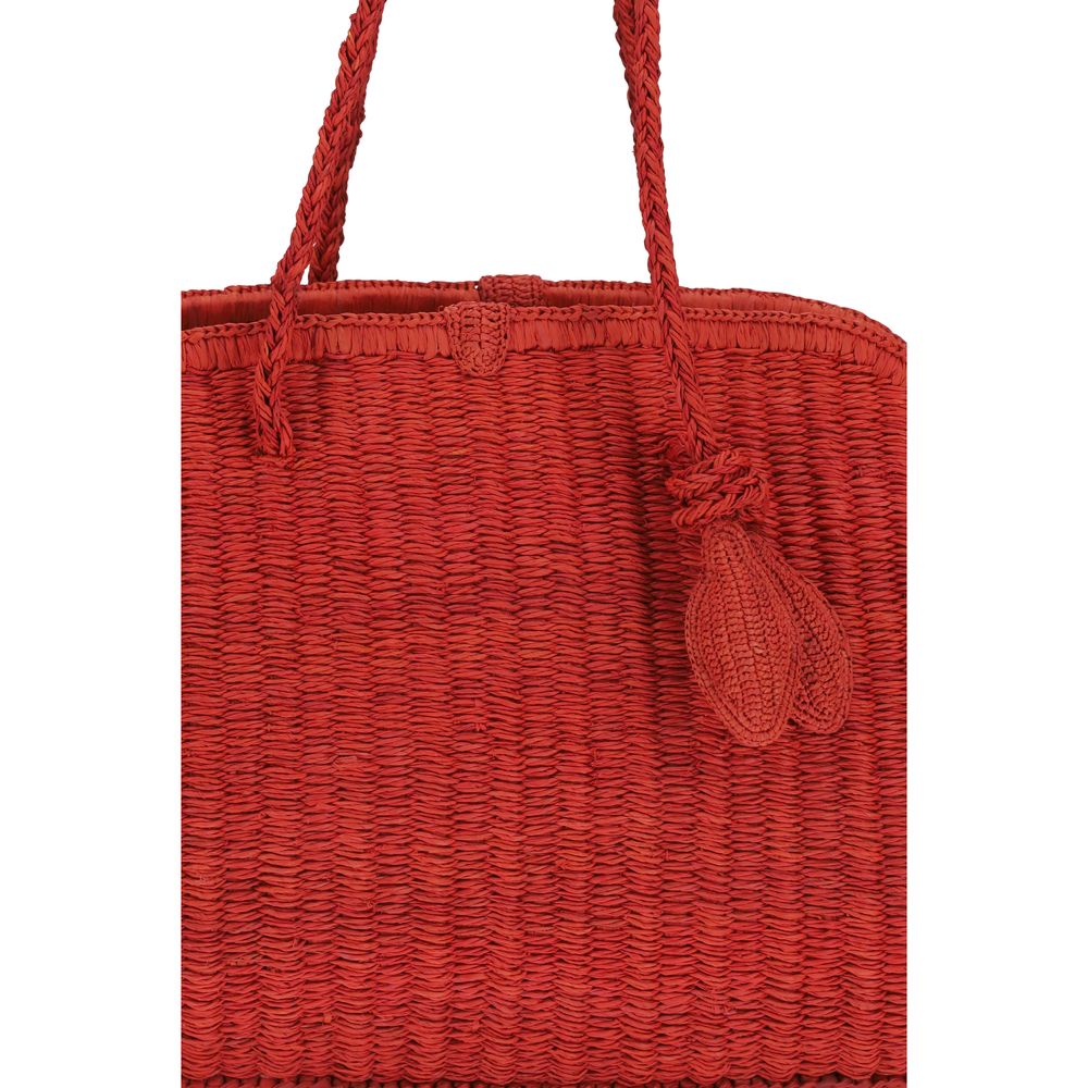 Jacquemus Multicolor Raffia Shoulder Bag