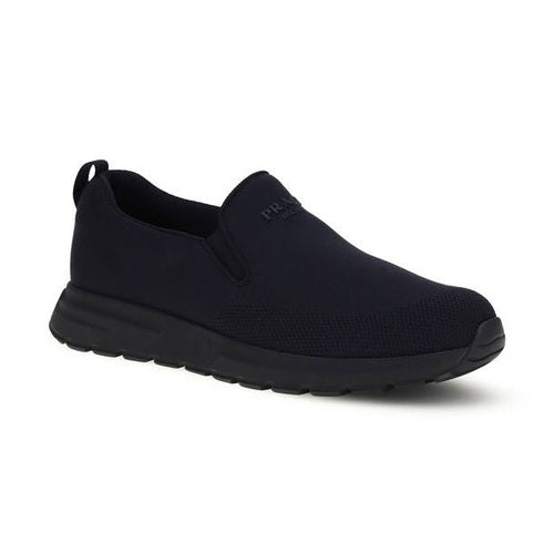 Prada Blue Fabric Sneakers