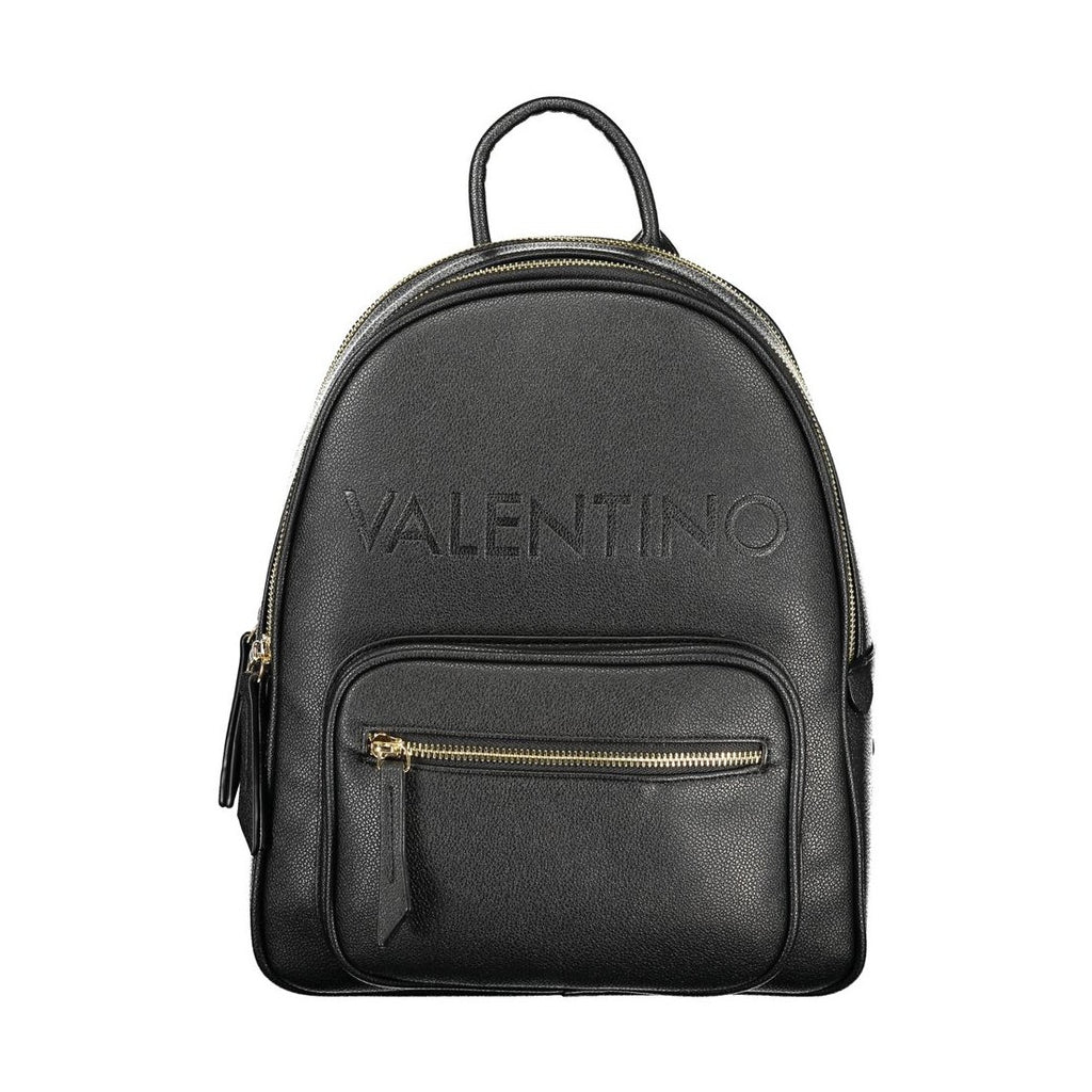 Valentino Black Polyurethane Women's Backpack