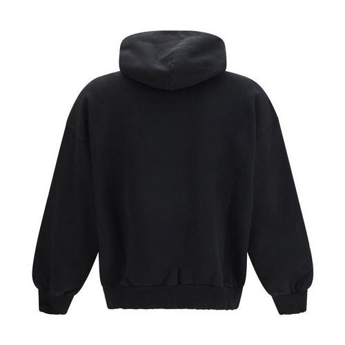 Balenciaga Black Cotton Sweatshirt