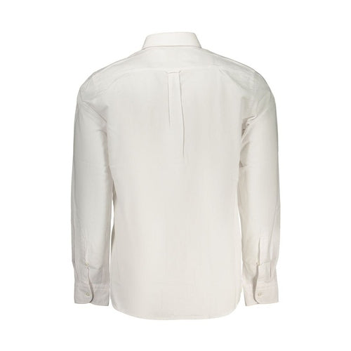 Hugo Boss White Cotton Men's Shirt