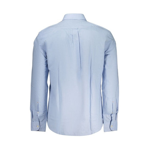 Hugo Boss Azzurro Cotton Men Shirt