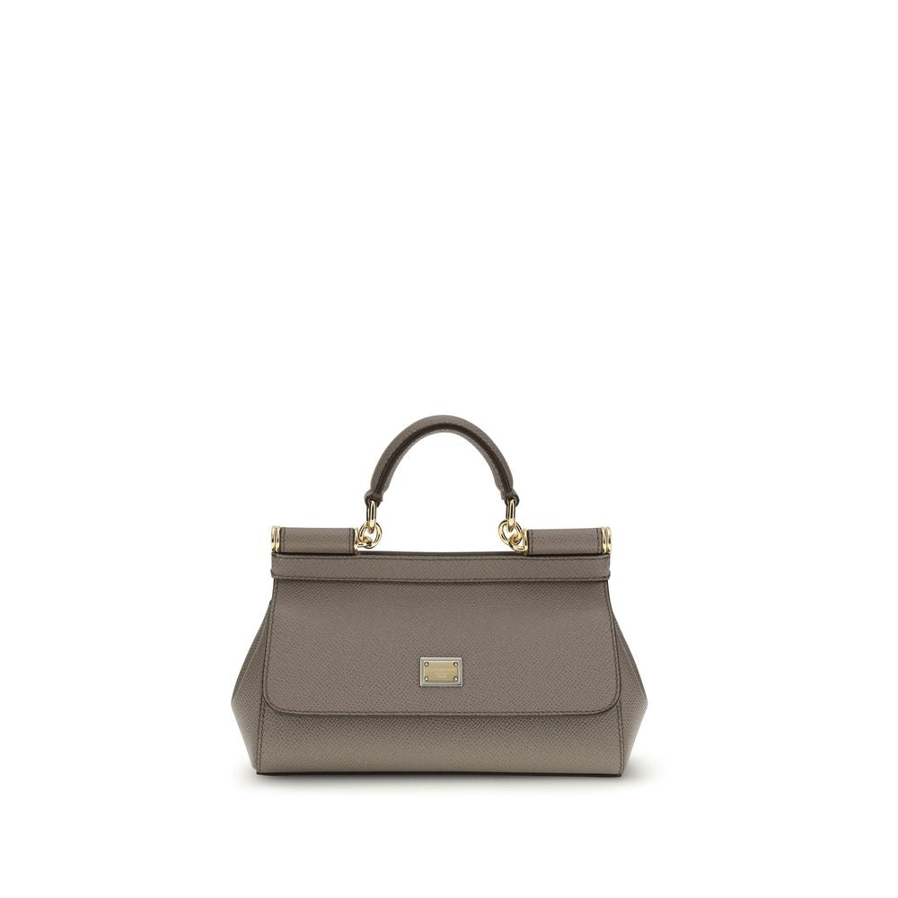Gray Calf Leather Bos Taurus Handbag