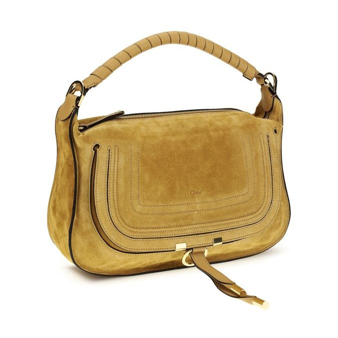 Chloé Beige Calf Leather Bos Taurus Shoulder Bag