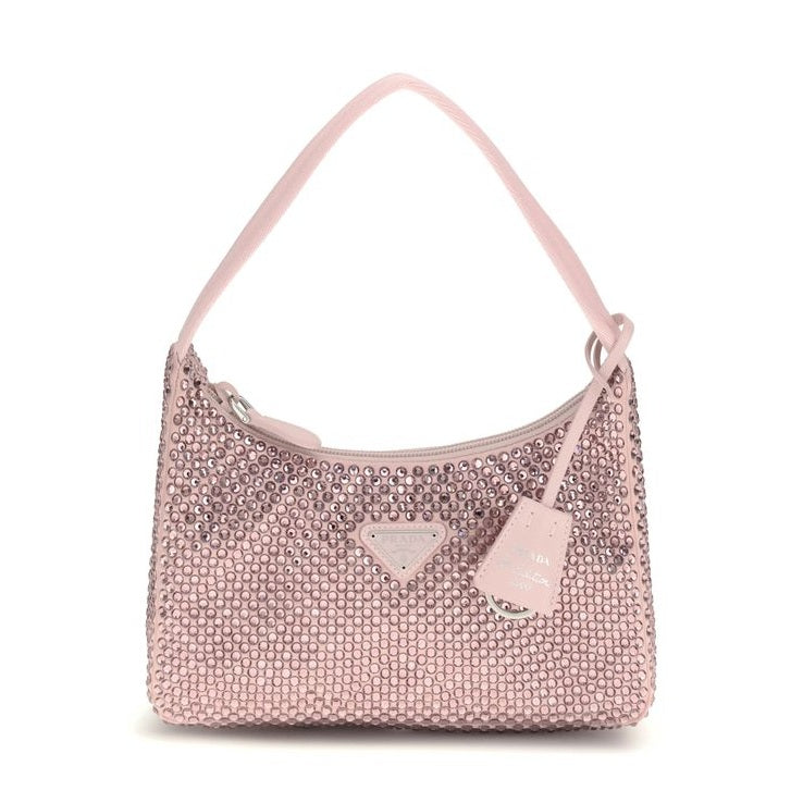 Prada Multicolor Viscose Shoulder Bag