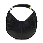 Saint Laurent Black Calf Leather Bos Taurus Shoulder Bag